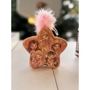 Vintage MGA Bratz Star Ornament Pink Fuzzy Christmas 2004 Very Rare!